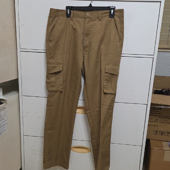 Denim & Rivets Other - Denim & Rivets Men's Brown Cargo Pants Size 36 Classic Utility Workwear